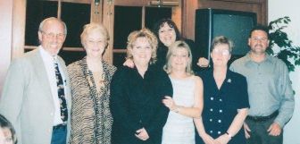 From Left To Right: Chuck Abbe, Anne Bouguennec, Kelly Kleiner, Cheryl Edenburn, Ronda Huckaby, Debbie Abbe, and President Jim Kaspar.